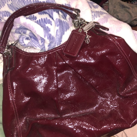 Coach Handbags - Coach Patent Leather Purse